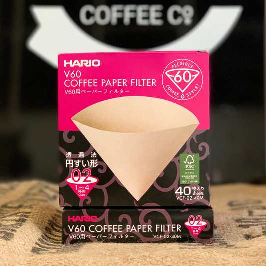 HARIO V60 FILTER PAPERS - SIZE 2 (40)